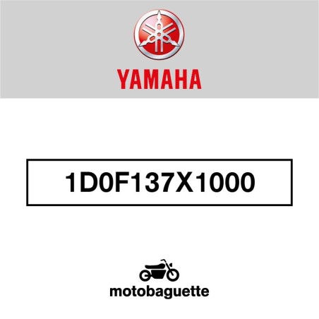 CARÉNAGE YAMAHA - 1D0F137X10